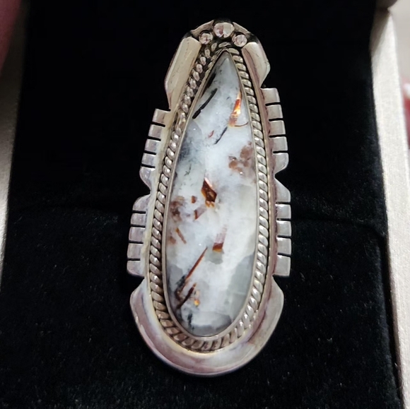 Jewelry - WHITE BUFFALO Sterling Silver Ring